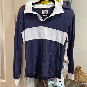 Camp Collection Long Sleeve Collared Rugby Shirt